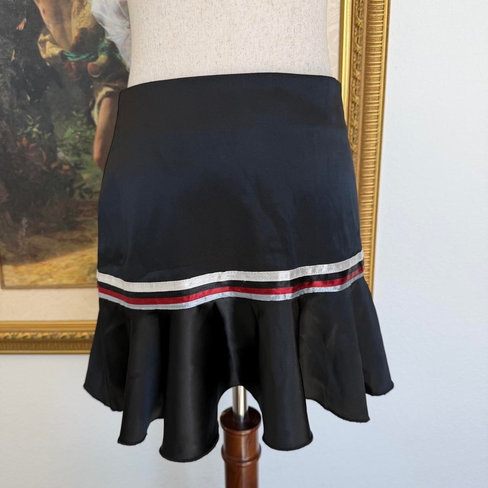 Y2K Satin Edgy Mini Skirt